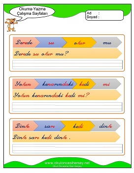 d sesi Grubu Çalışma Sayfaları